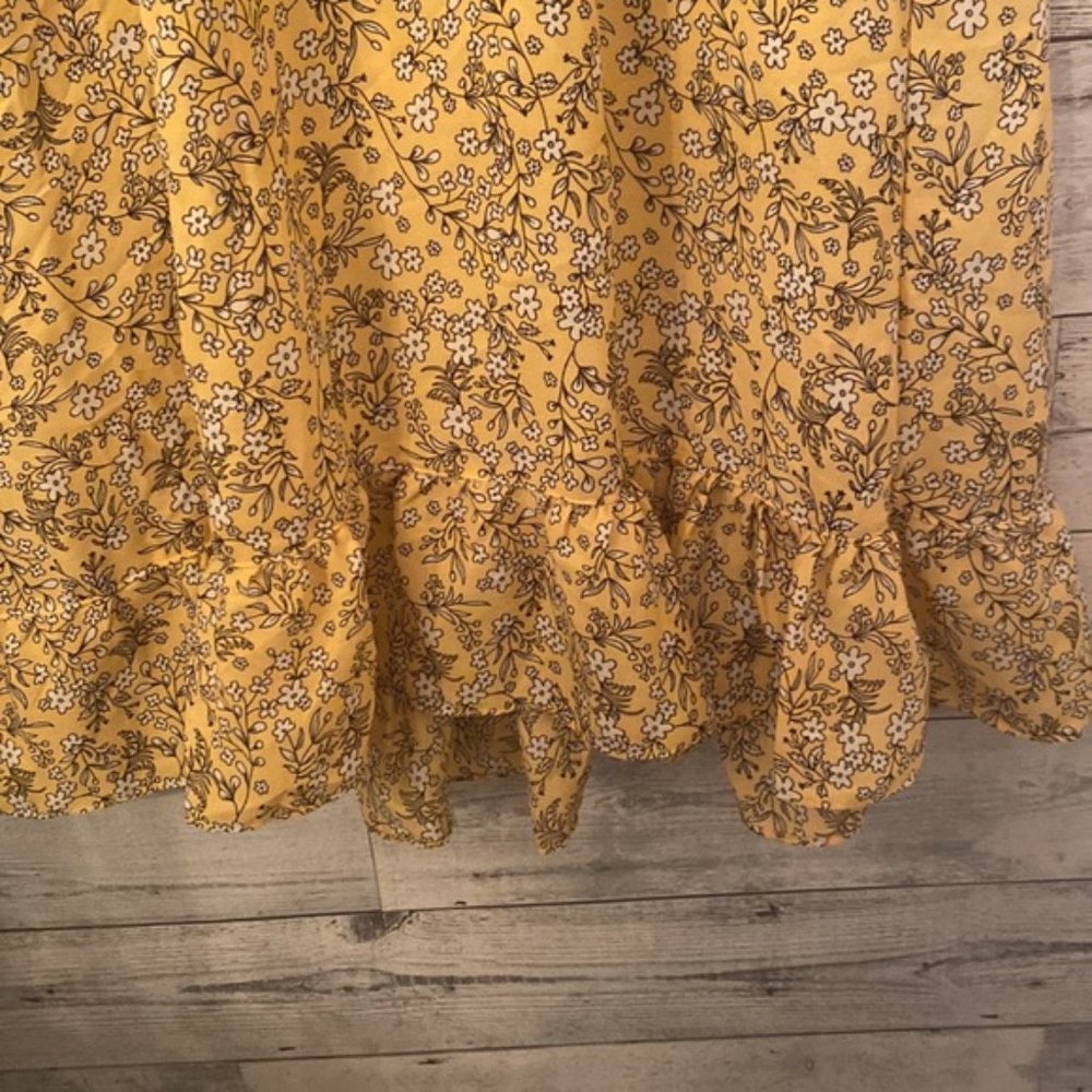 Beautiful Max Studio Yellow/Ivory Dress New Size XS - Picture 6 of 9